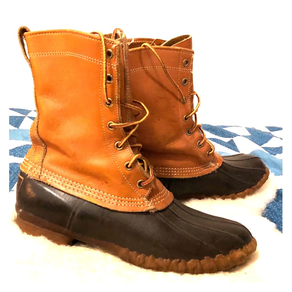 LL Bean duck boots. Vintage. Size 9.